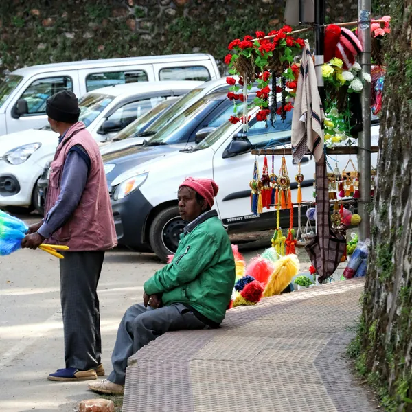 Cena de vendedor de rua — quebra-cabeça de 300 peças