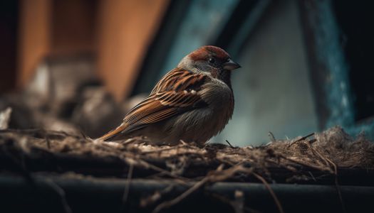 Serene Sparrow's Retreat — 300-piece jigsaw puzzle