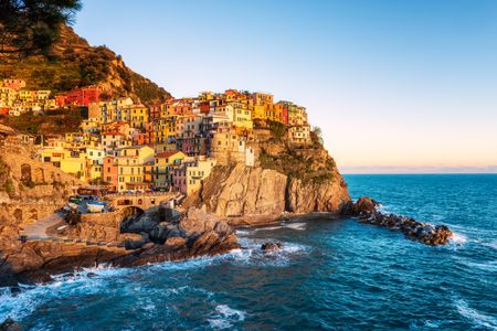 Colorful Coastal Village — 300-piece jigsaw puzzle