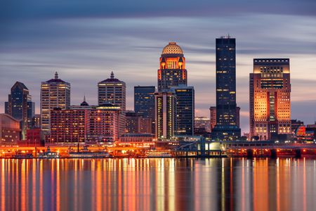 Twilight Cityscape Reflection — 300-piece jigsaw puzzle