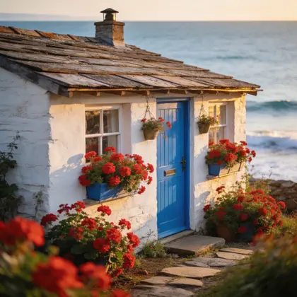 Coastal Cottage Charm — 144-piece jigsaw puzzle