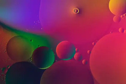 Colorful Bubble Abstraction — 200-piece jigsaw puzzle