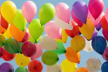 Colorful Balloon Sky — 150-piece jigsaw puzzle