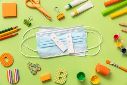 Colorful School Supplies — 200-piece jigsaw puzzle