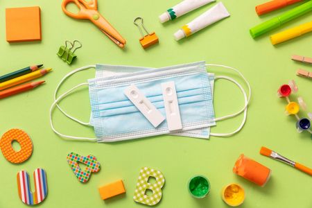 Colorful School Supplies — 200-piece jigsaw puzzle