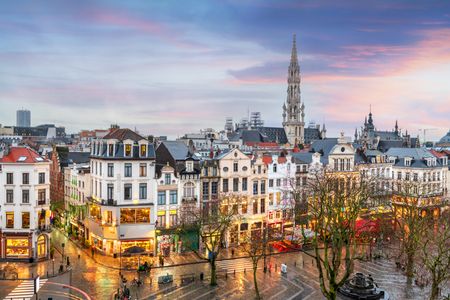 Brussels Evening Glow — 64-piece jigsaw puzzle