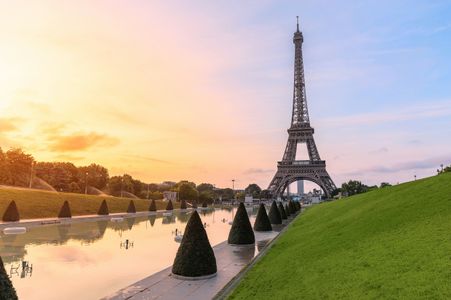 Parisian Sunset Serenity — 64-piece jigsaw puzzle