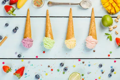Colorful Ice Cream Cones — 300-piece jigsaw puzzle