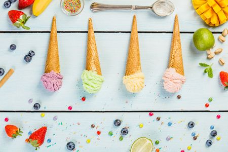 Colorful Ice Cream Cones — 300-piece jigsaw puzzle