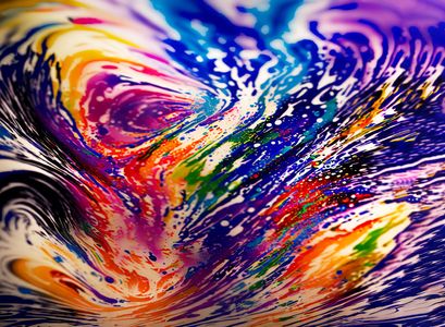 Vibrant Cosmic Swirl — 300-piece jigsaw puzzle