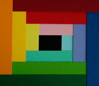Geometric Color Harmony — 200-piece jigsaw puzzle