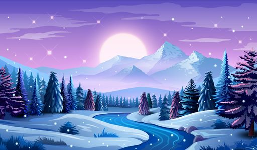 Enchanted Winter Twilight — 150-piece jigsaw puzzle