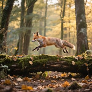 Leap of the Fox — 100-piece jigsaw puzzle