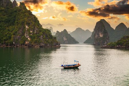 Tranquil Bay at Sunset — 300-piece jigsaw puzzle