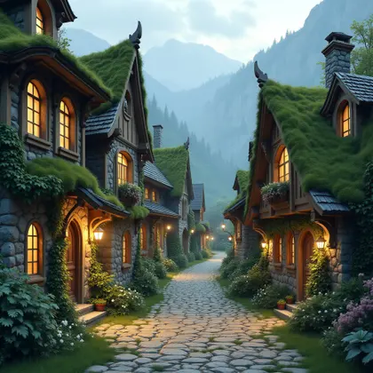 Enchanted Village Path — 300-piece jigsaw puzzle