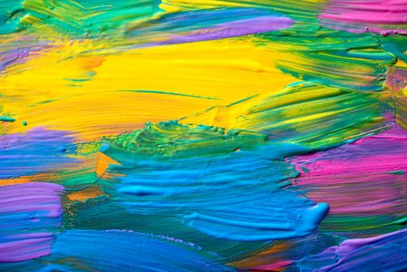 Vibrant Color Swirls — 500-piece jigsaw puzzle