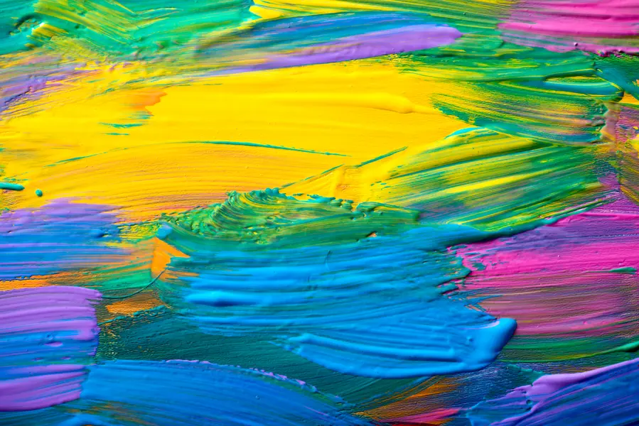 Vibrant Color Swirls — 500-piece jigsaw puzzle