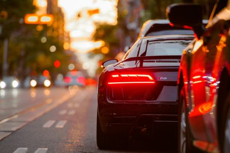 Luxury Car City Lights — 300-piece jigsaw puzzle