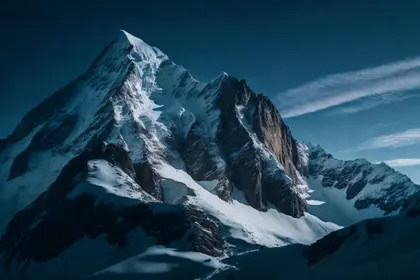 Majestic Mountain Peak — 100-piece jigsaw puzzle