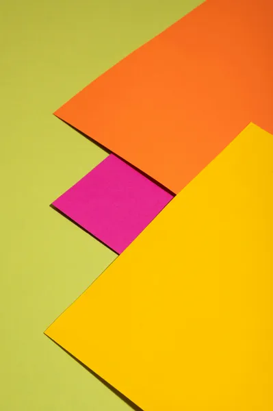Camadas de papel colorido — quebra-cabeça de 64 peças