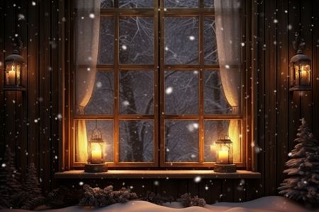 Winter Night Glow — 300-piece jigsaw puzzle