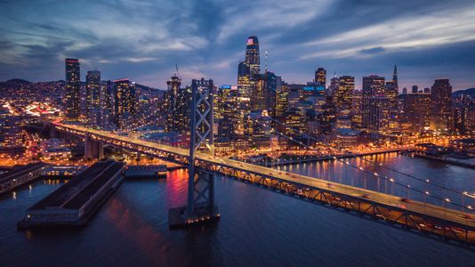 Twilight Over San Francisco — 300-piece jigsaw puzzle