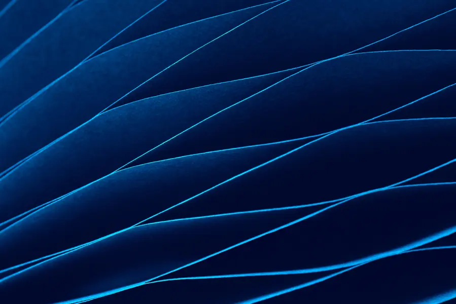 Blue Paper Waves — 150-piece jigsaw puzzle