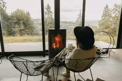 Cozy Fireplace View — 300-piece jigsaw puzzle