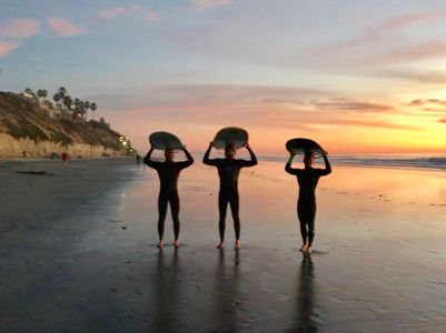 Sunset Surfers Trio — 300-piece jigsaw puzzle