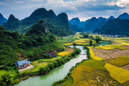 Serene Valley Landscape — 300-piece jigsaw puzzle
