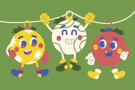 Festive Ornament Friends — 300-piece jigsaw puzzle