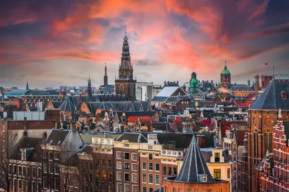 Twilight Over Amsterdam — 300-piece jigsaw puzzle