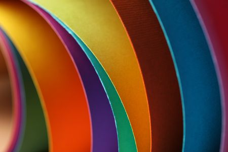 Vibrant Paper Waves — 64-piece jigsaw puzzle