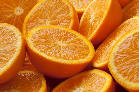 Vibrant Orange Halves — 200-piece jigsaw puzzle