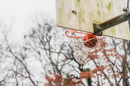 Autumn Hoops Shot — 150-piece jigsaw puzzle