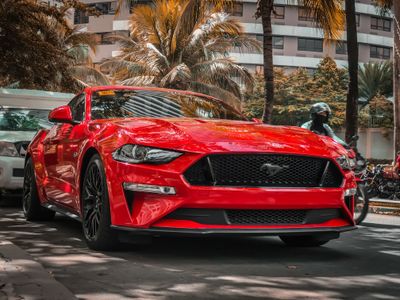 Red Sports Car — 300-piece jigsaw puzzle