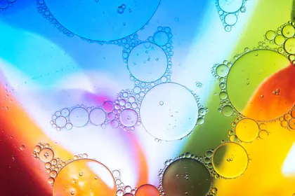 Colorful Bubble Harmony — 200-piece jigsaw puzzle