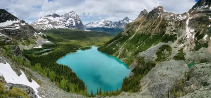 Turquoise Mountain Lake — 200-piece jigsaw puzzle