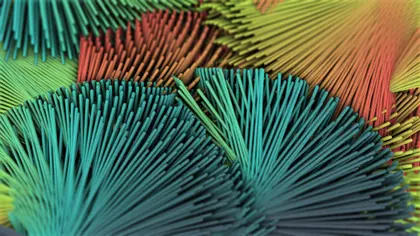 Vibrant Color Waves — 100-piece jigsaw puzzle