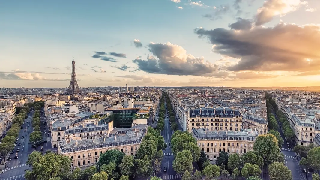 Parisian Sunset Skyline — 300-piece jigsaw puzzle