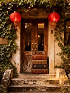 Charming Rustic Entryway — 300-piece jigsaw puzzle
