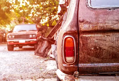 Rusty Automotive Charm — 300-piece jigsaw puzzle