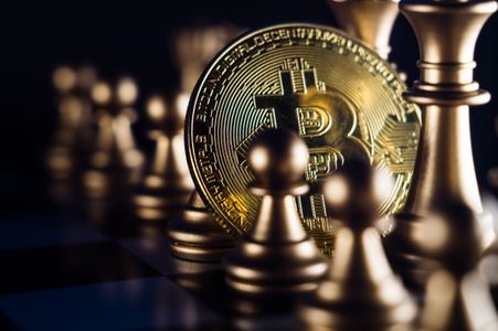 Cryptocurrency Chessboard — 300-piece jigsaw puzzle
