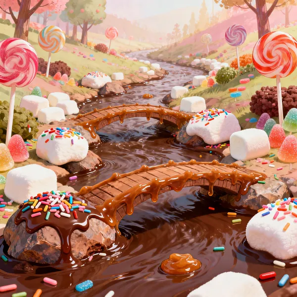 Candyland River Dream — 300-piece jigsaw puzzle