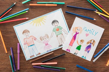 Childlike Family Art — 300-piece jigsaw puzzle