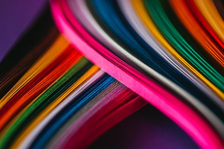 Vibrant Paper Waves — 200-piece jigsaw puzzle