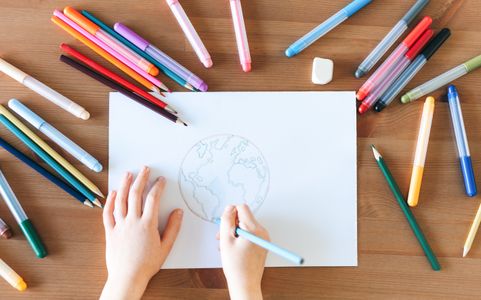 Creative Earth Sketch — 400-piece jigsaw puzzle