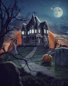 Haunted Halloween House — 100-piece jigsaw puzzle