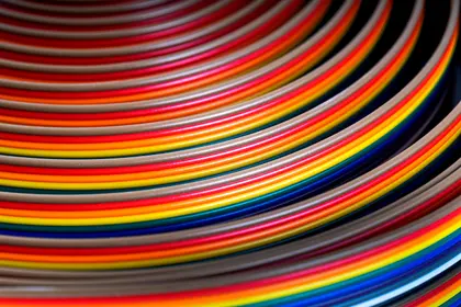Colorful Wire Coils — 150-piece jigsaw puzzle