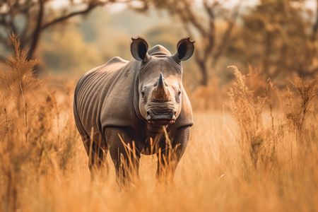 Majestic Rhino Safari — 150-piece jigsaw puzzle